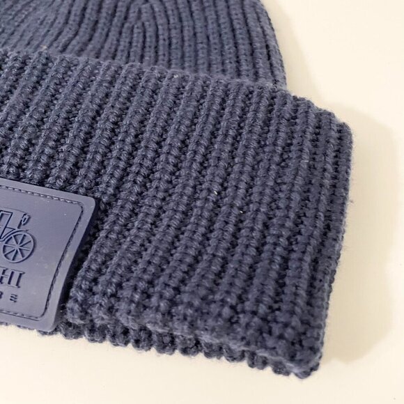 Coach Patch Beanie Hat Blue - Picture 4 of 14